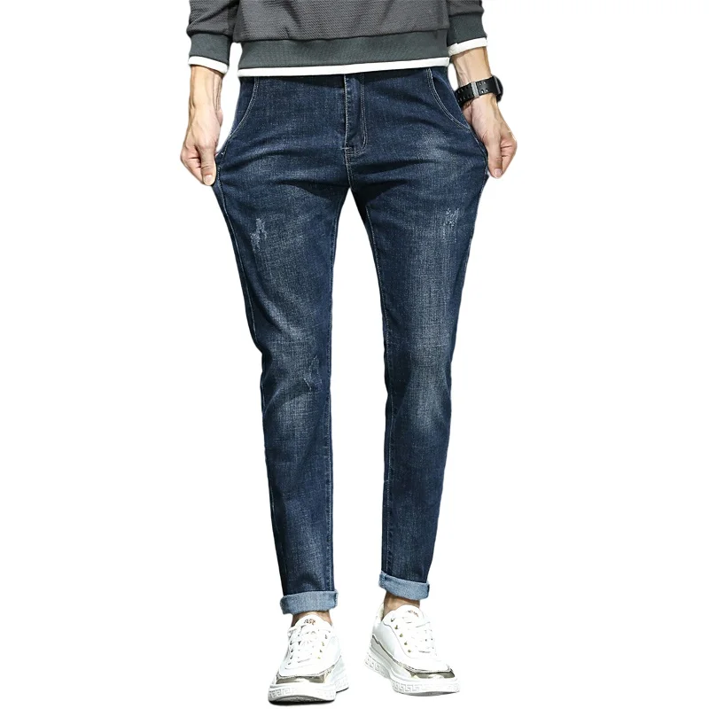 Custom Logo Pant Hot Fashion Stretch  Men Jeans Trousers For Men Jeans