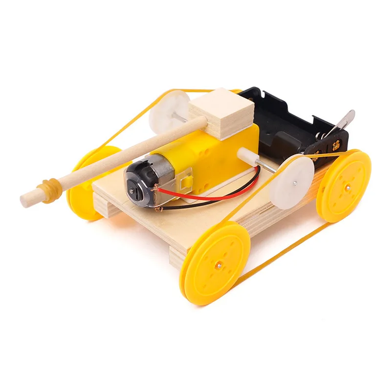 DIY wooden tank Kids Assembling Brain Training Education Toys