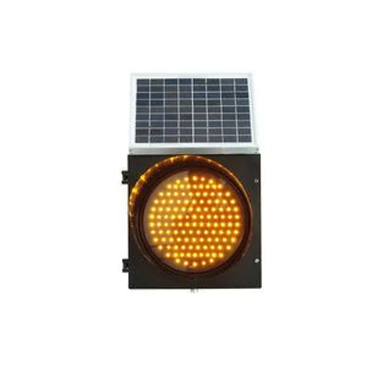 Yellow Signal LED Flashing Traffic Light