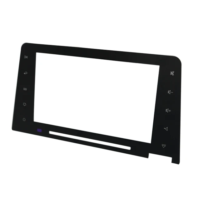 custom cut screen print tempered lcd cover glass