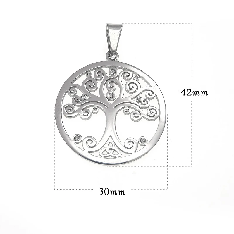 Высококачественный кулон на заказ, подвеска «Жизнь дерева», блестящие циркониевые подвески для женщин, ювелирные изделия, подвески, ожерелье