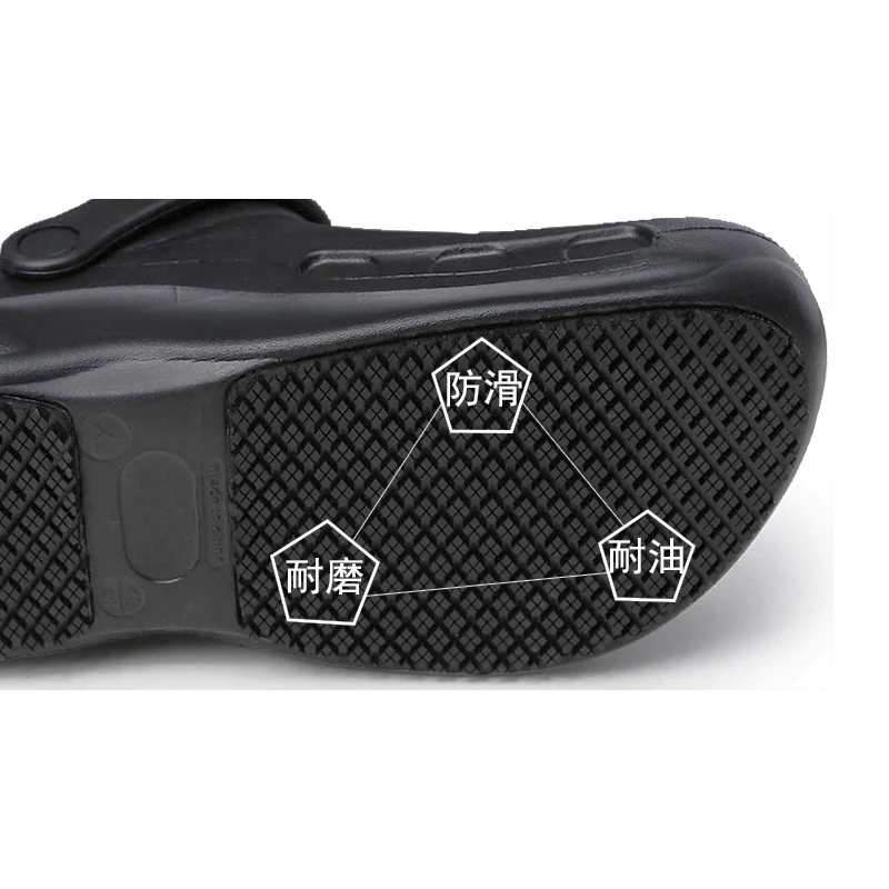 JDS Wholesale Unisex EVA Orthopedic Hotel Work Chef Shoes For Men Slip Resistant