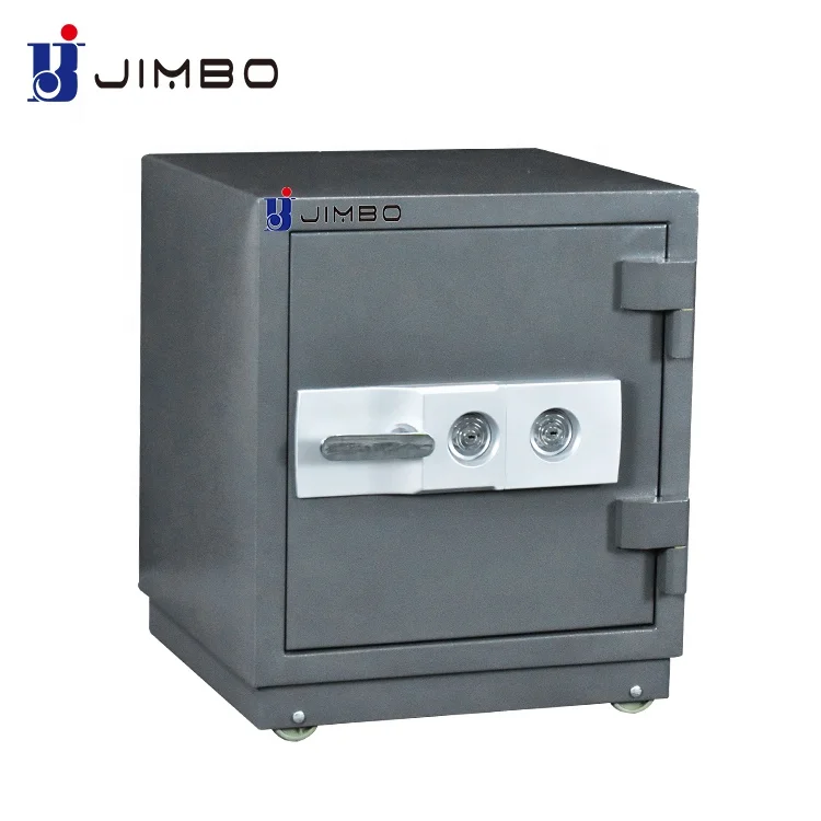 JIMBO Heavy Metal Bank Home Security Fire Burglar Resistant Money Safe Box