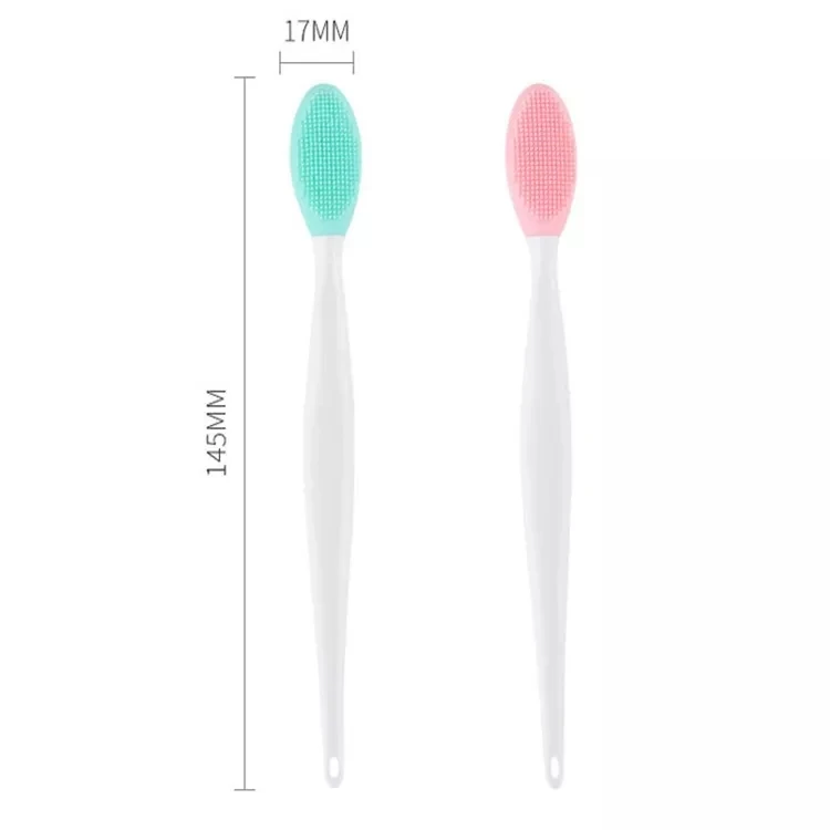 Multi Functional  lip brush applicator wholesale Tiny Exfoliate Nose Pore Cleansing Exfoliator Silicone lip scrub brush