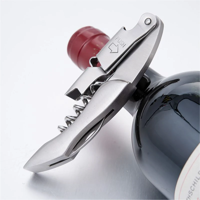Multifunctional Professional Wine Corkscrew Stainless Steel Red Wine Bottle Opener
