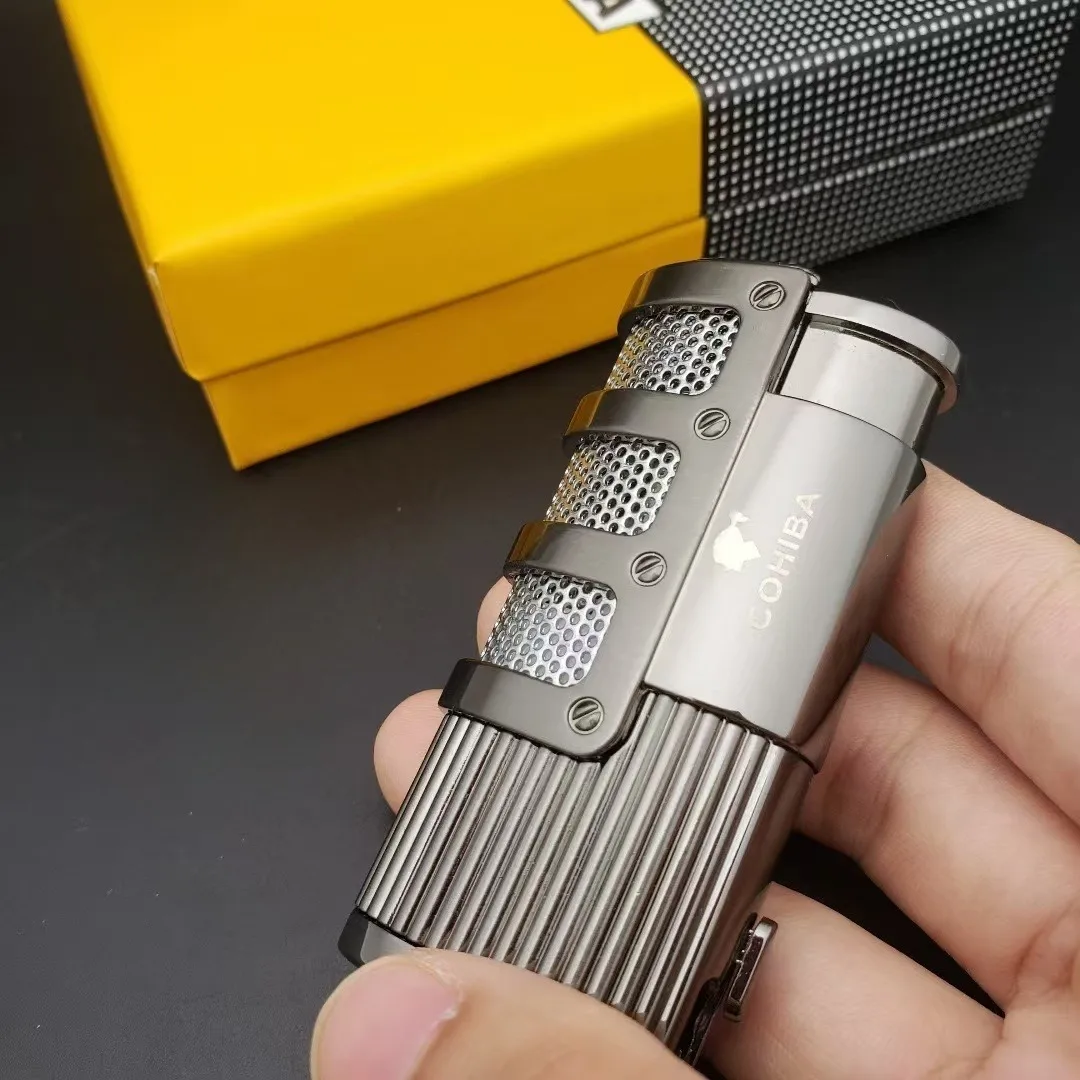 Wholesale Adjustable Flame Torch Jet Cigarette Novelty Lighters Gas Torch Custom logo Lighter gas Lighter