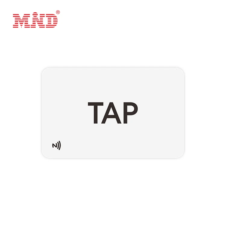 Custom printing Contactless Access control NFC TAP Card MIFARE 1K NTAG215 card