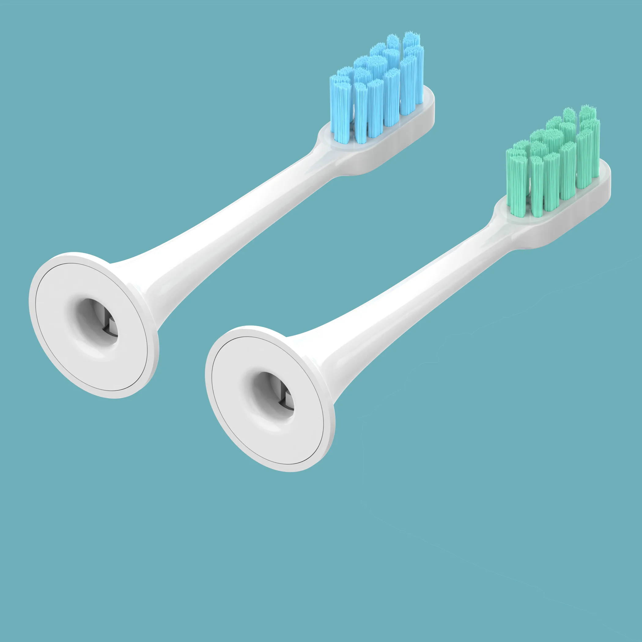 Degradable tooth brush head whitening tooth soft toothbrush head