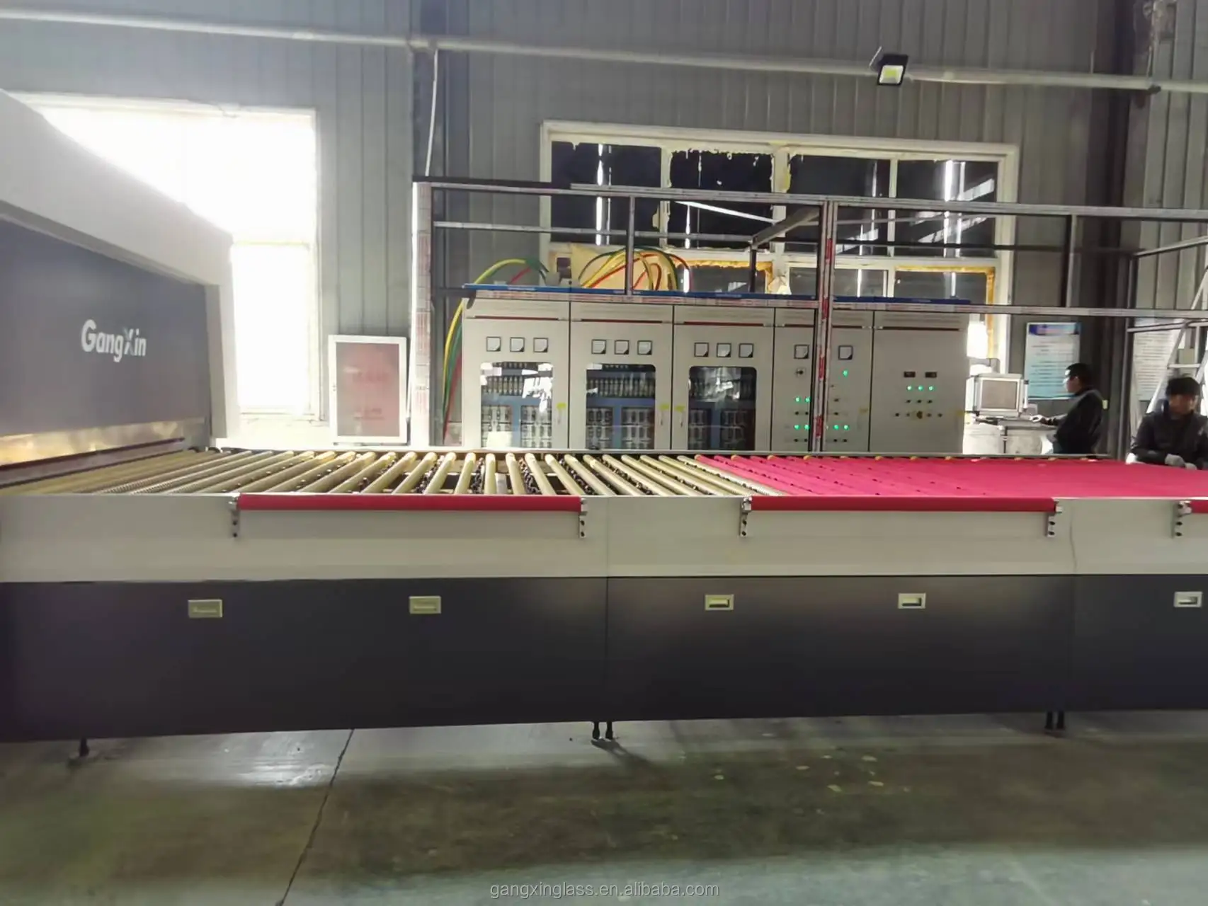 Станок для изготовления искусственной архитектуры, печь для закаливания стекла, новый продукт из закаленного стекла 2020, горизонтальная поставка 1800