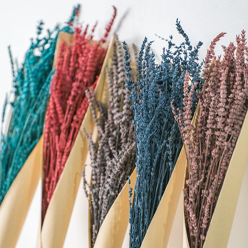 Оптовая продажа, лидер продаж, высококачественные консервированные цветы, пучки лаванды с хорошим запахом для украшения дома