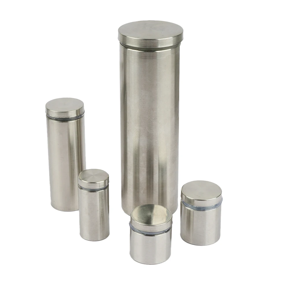 Electroplating Standoffs Stainless Steel Glass Advertisement Screw Metal Standoff Pin