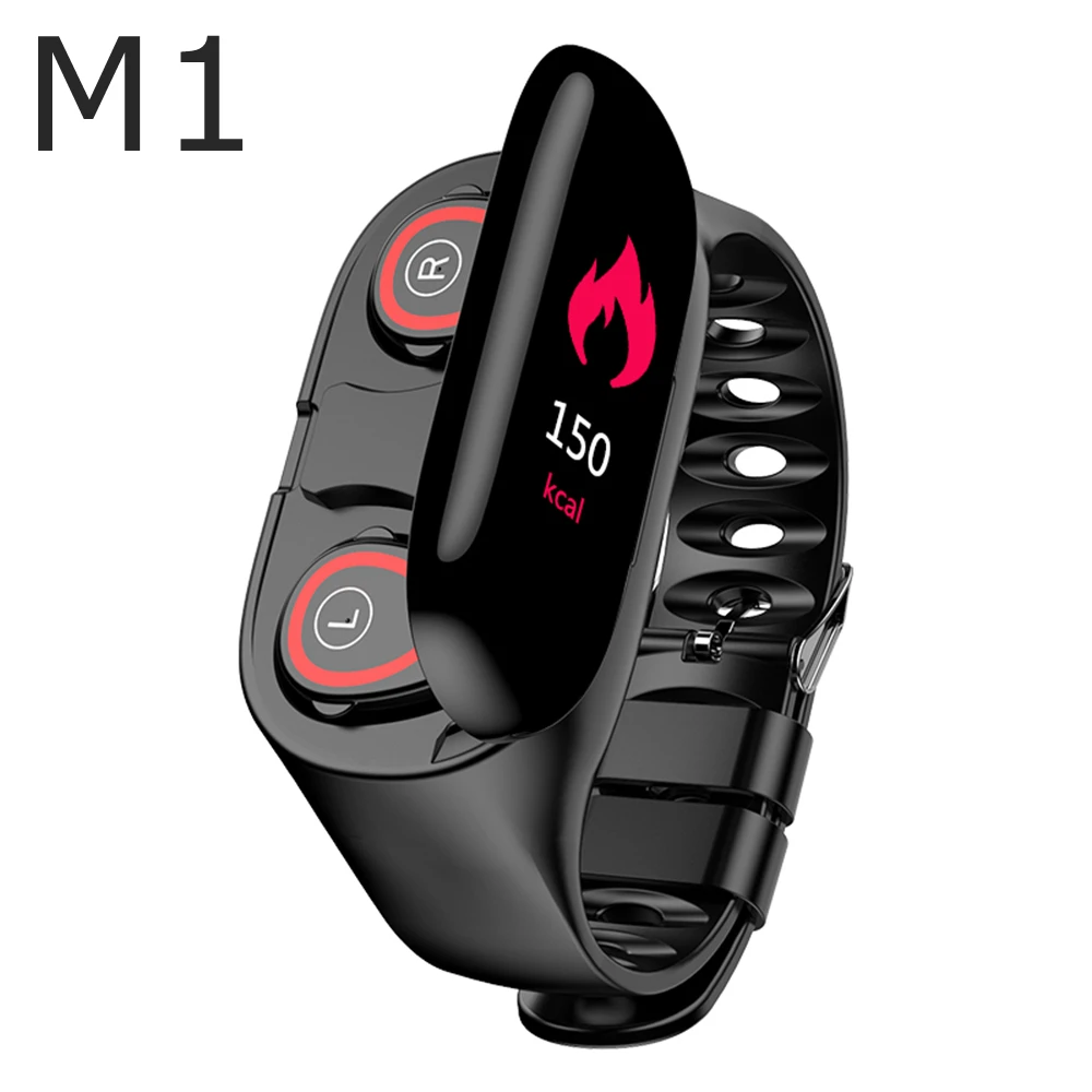 
Innoliance M1 Newest AI 2 En 1 Touch Screen Band Smartwatch Bransoletka SIuchawkowa SIuchawki Bracelet BT Earphone Smart Watch 
