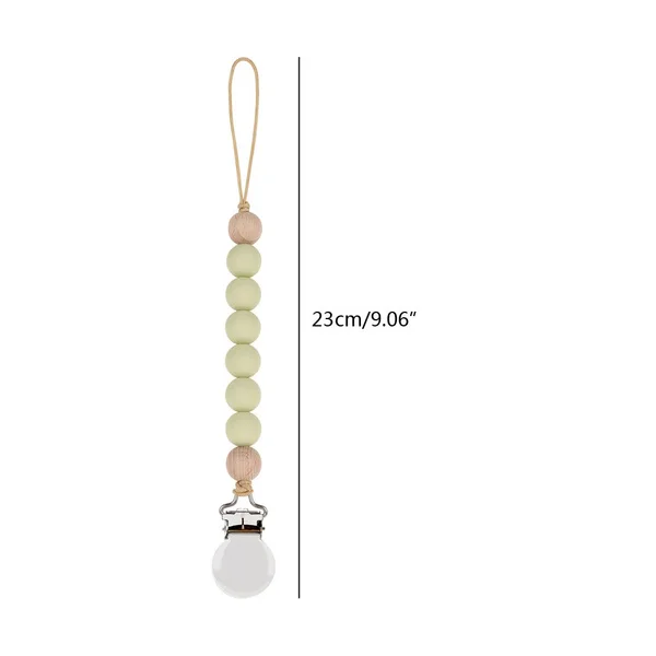 Оптовая продажа, изготовленная на заказ силиконовая цепочка-держатель для пустышки