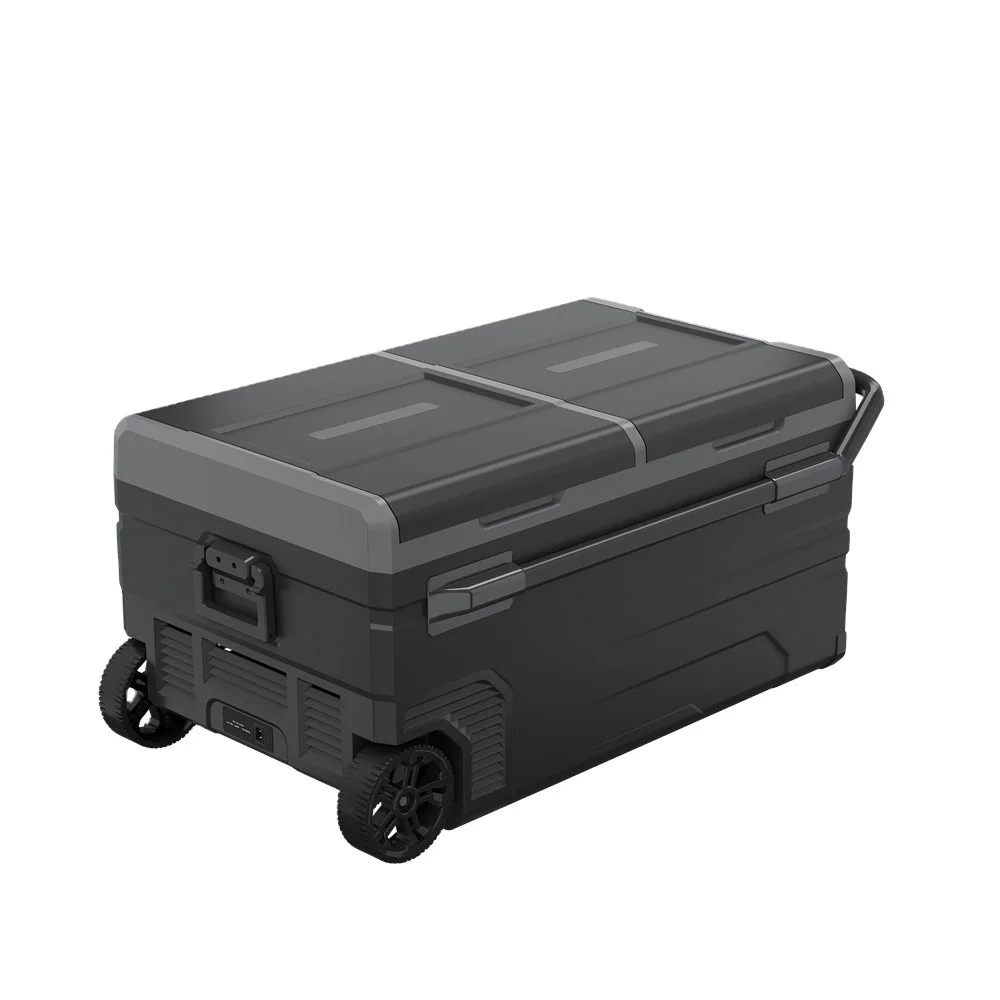 95L alpicool TWW95 12 вольт холодильник 12/24v Автомобильный холодильник с морозильной камерой с компрессор автомобильный домашний РВ кемпинговые холодильник с колесами