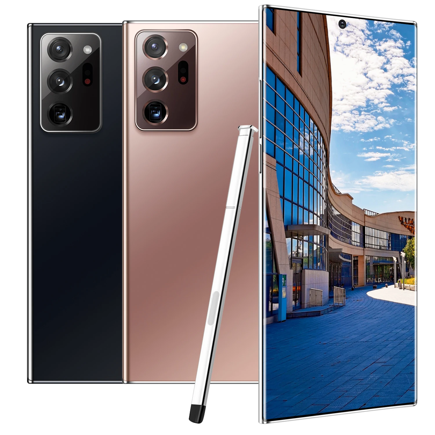  2021 новый модный Note20 + Android AMOLED 3G 4G 5G android телефон оптовая продажа Оригинальный разблокированный