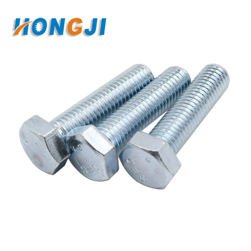 High Quality Hex Head Bolt with Carbon Steel Zinc Plated