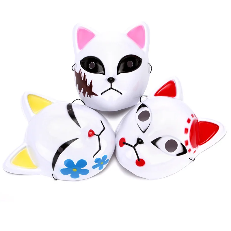 Кошачья маска лиса для Хэллоуина карнавальные маскарадные костюмы косплея