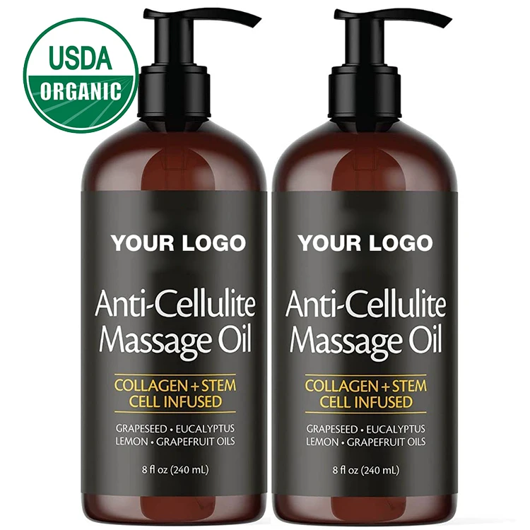 OEM коллаген и стволовые клетки от частного производителя подтягивающее антицеллюлитное массажное масло для похудения