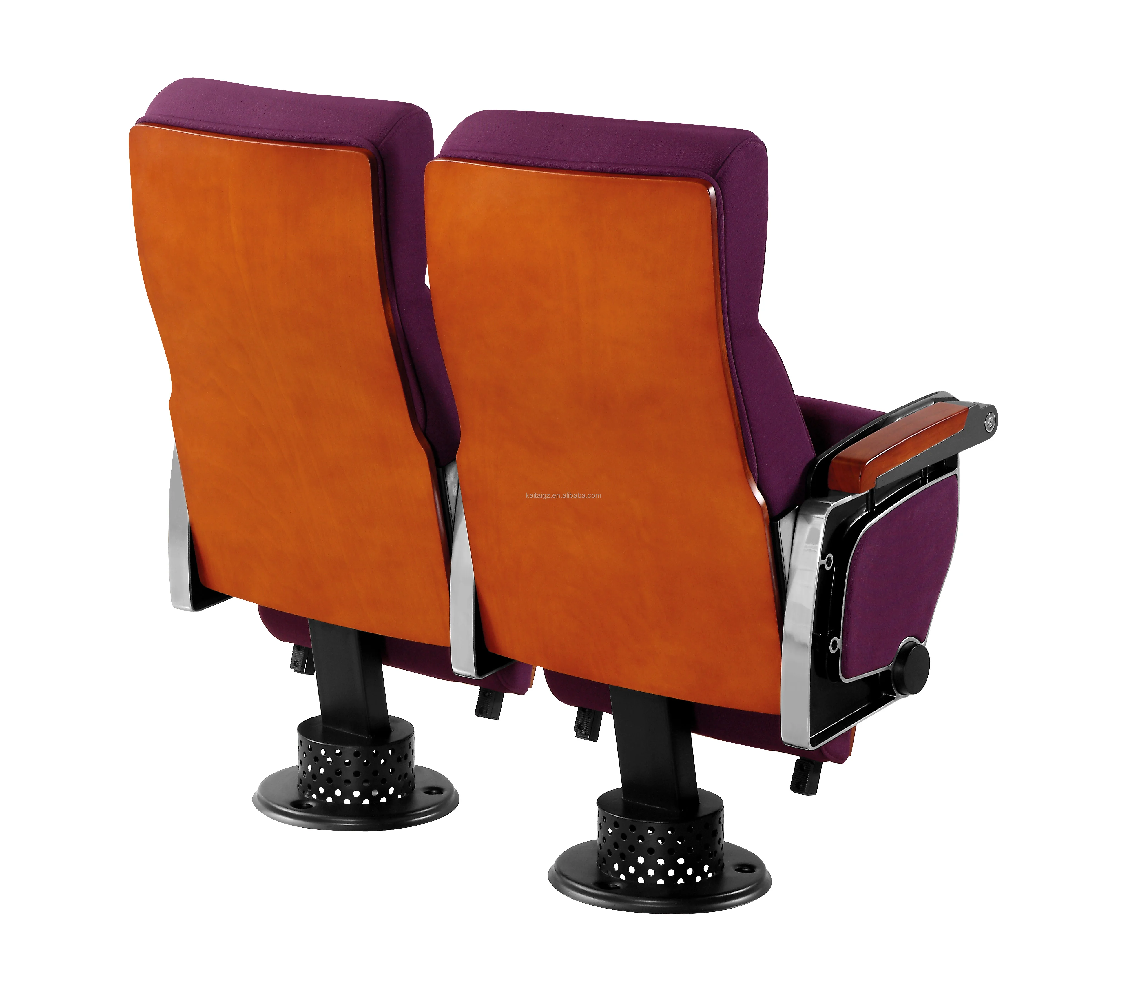 Classic Wooden Elegant Auditorium Chair Cinema Theater Seat