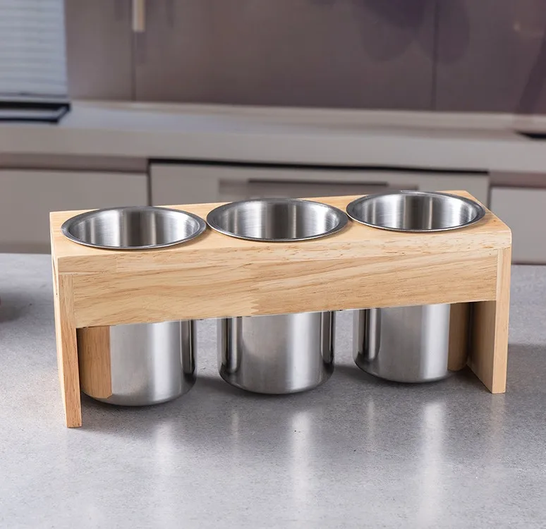 Cutlery Holder kitchen utensils with Tray Kitchen Chopstick Knife Fork Spoon Organizer with wooden rack for Restaurants