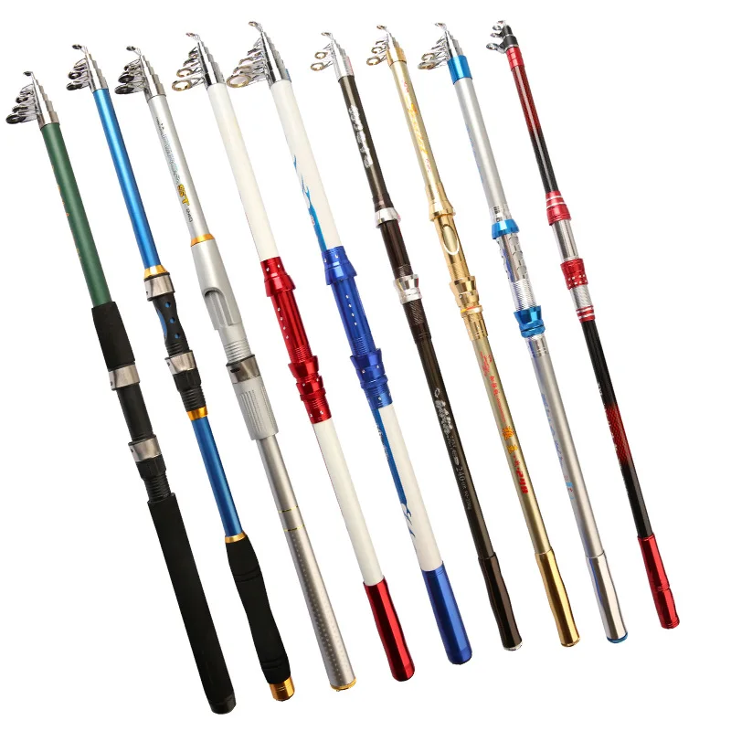 1.98/2.1/2.4/2.7m carbon fiber spinning fishing rod