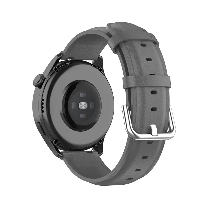 22 20mm Leather Strap for Samsung Galaxy Watch 3 41 45mm Galaxy Watch 42mm Bracelet For Huawei Watch GT2 46mm Replacement Strap