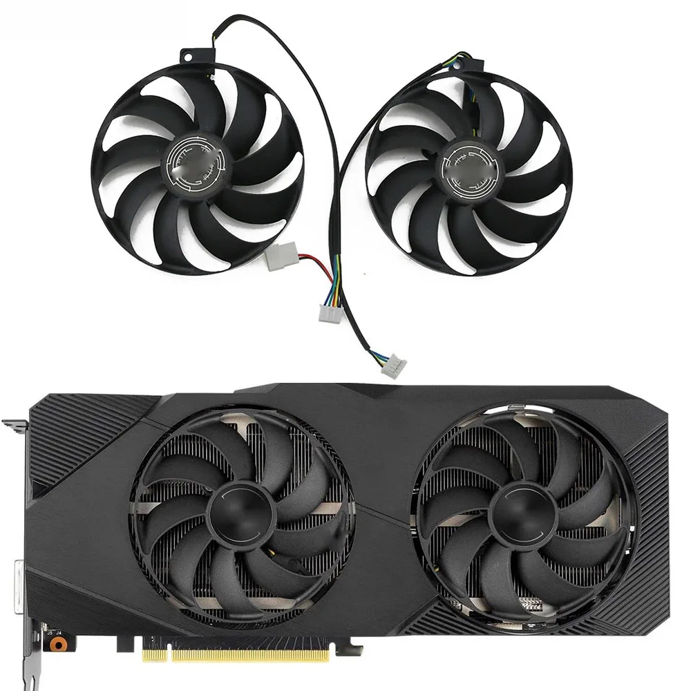 Охлаждающий вентилятор для видеокарты ASUS RTX 2060 Super 2070 2080 2080super DUAL EVO