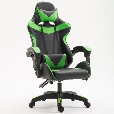 new popular cheap price leather computer gamer swivel high back comfortable revolving gaming chair with footrest