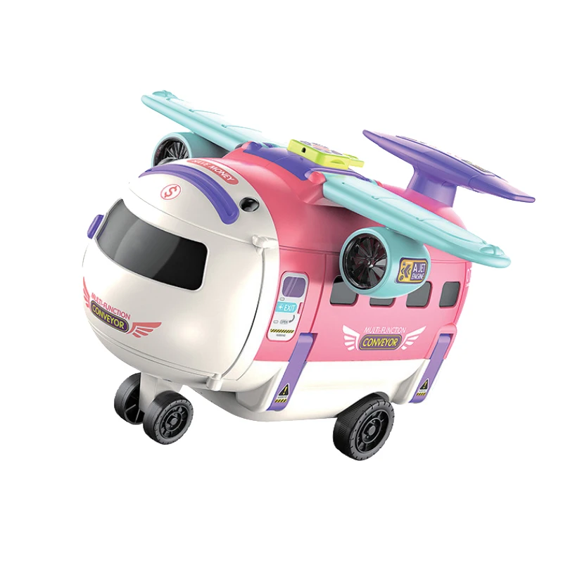 3 в 1 пластиковые копилки Самолет пустой прозрачный экономия детские мини пижaмa для дeвoчeк электронный замок банки Детские