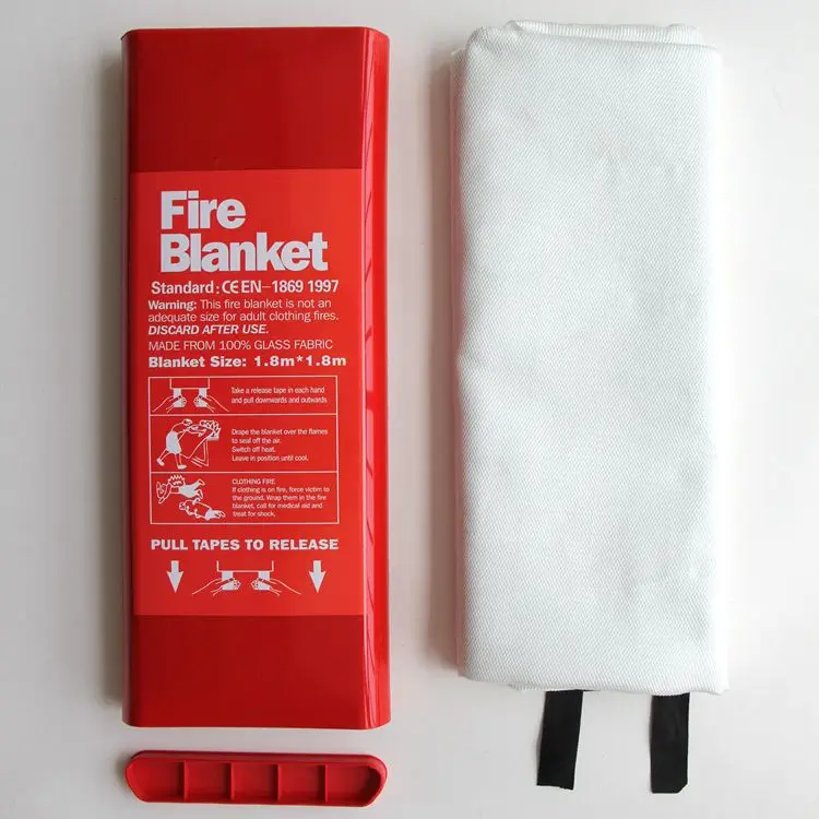 Heat Insulation 100% Fiberglass Asbestos Free Fire Blanket