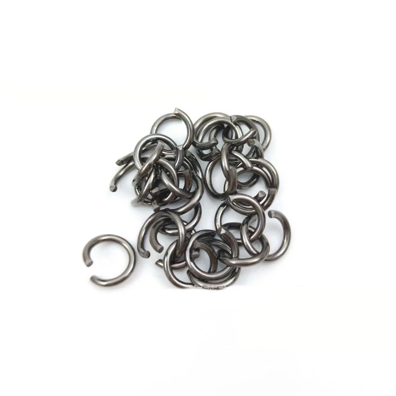 8mm 10mm Keychain Ring Open Jump Rings Small Metal Key Chain Diy Crafts And Jewelry Findings Gold Jump Ring for Keychains