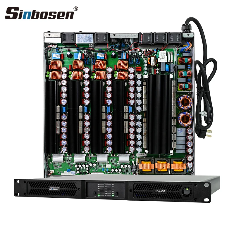 D2-4500 sound amplifiers class d digital bass 10000 watt power amplifier 2 channel