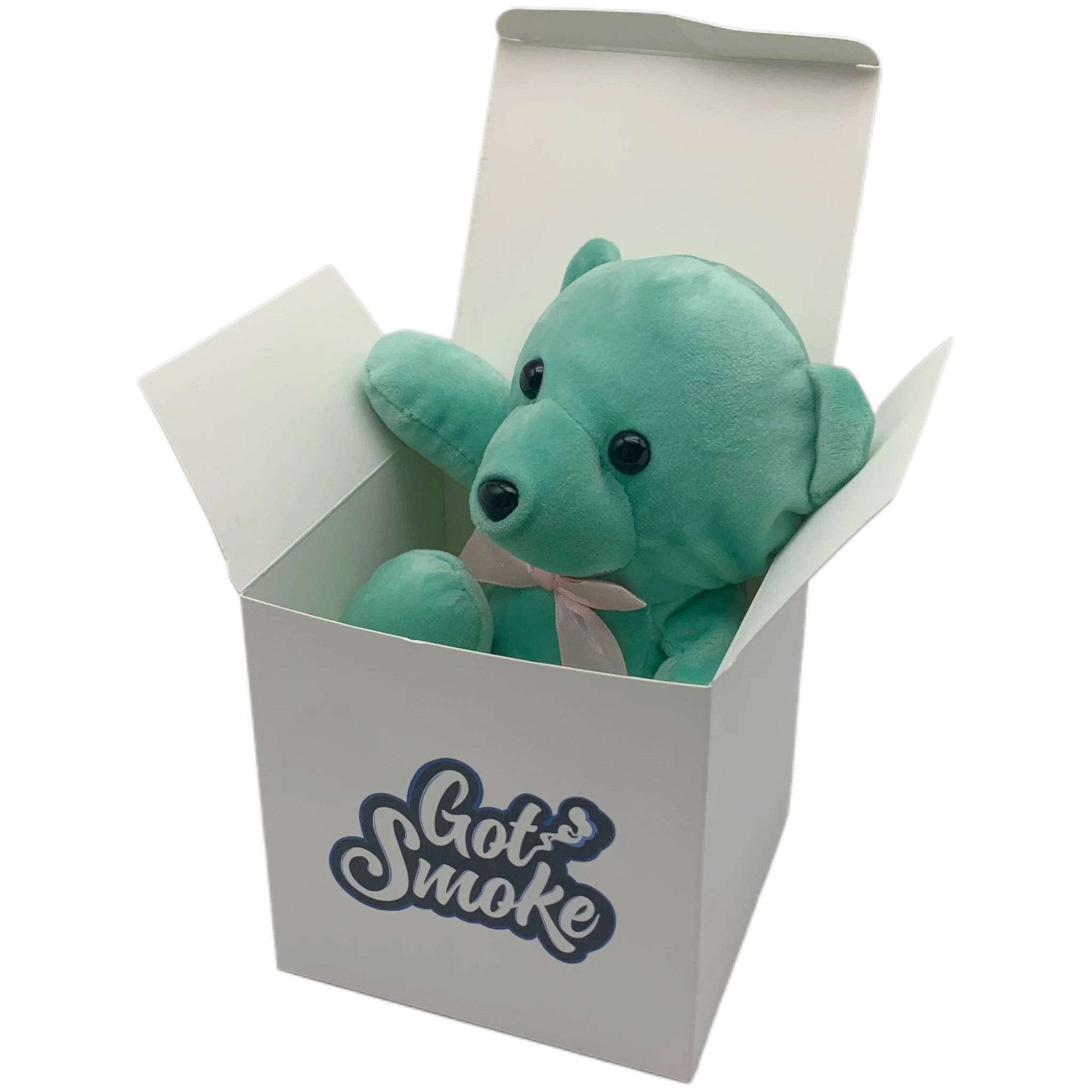 Simple White Card Packaging Teddy Bear Toy Box Customized Logo Premium Gift Birthday Gift Packaging Paper Box