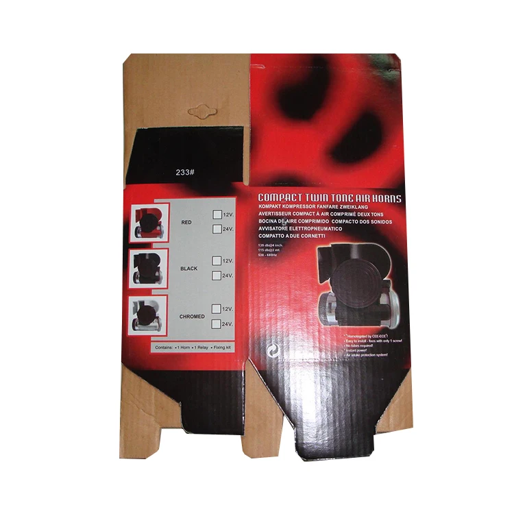 Factory Wholesale Price 12V Trumpet Compact Horn plastic Trumpet 24v electric Air electric Horn With Compressor