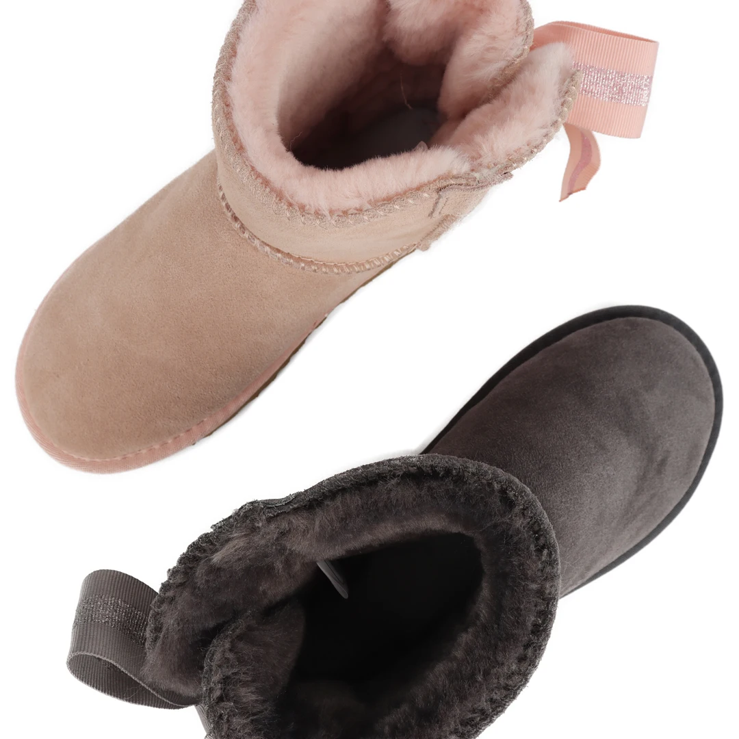 
Wholesale Top Quality Australia Women Sheepskin Snow Boots 