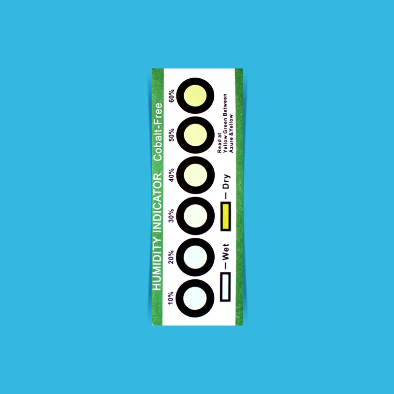 Humidity Test HIC Card Moisture Reacting Sticker