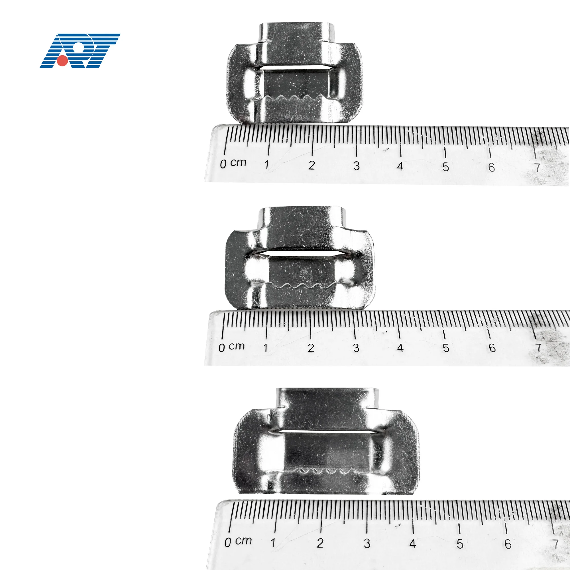 3/4 5/8 stainless steel buckle tooth type banding cable tie buckle 2 inch metal tight clamp cable tie buckle