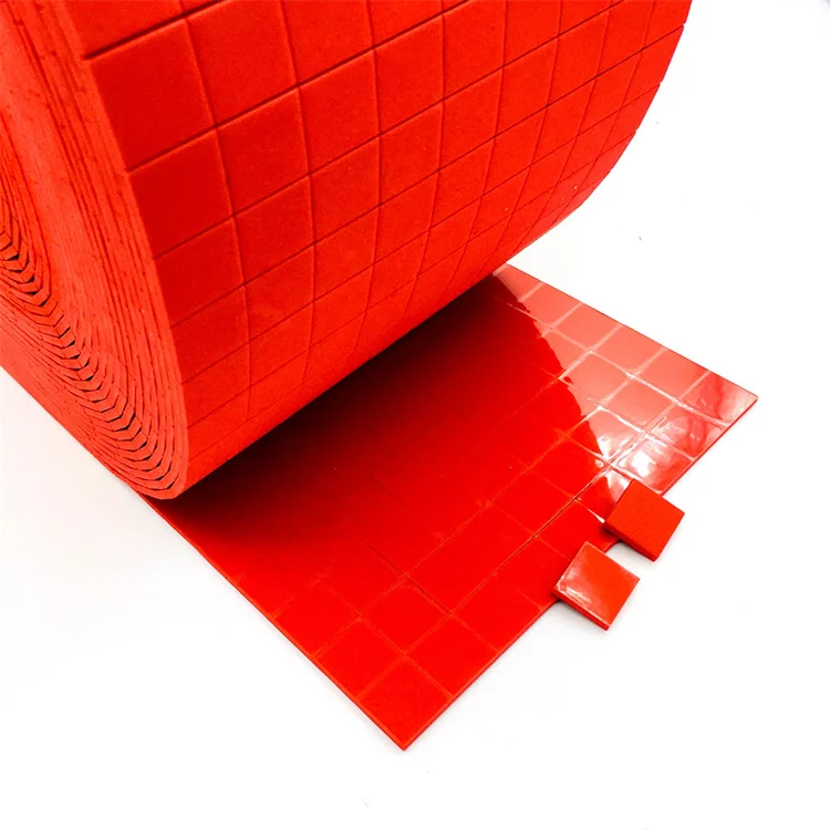 Red Foam Spacer  With Glass Separator EVA Rubber Pads On Sheets for Glass Shipping