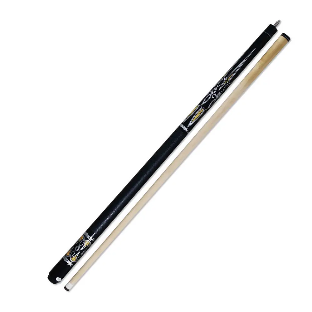 Good quality economical handmade 1/2-pc Billiard Pool Cue Sticks with 13mm Tip For Sale