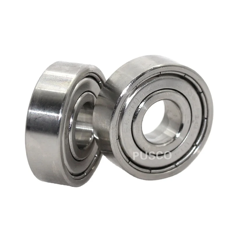 PUSCO S6201ZZ Bearing Low Price Stock V-groove Deep Groove Ball Bearings S6201 Zz Rs Z 2z C3 6202 Zz/2rs Water Pump Bearings