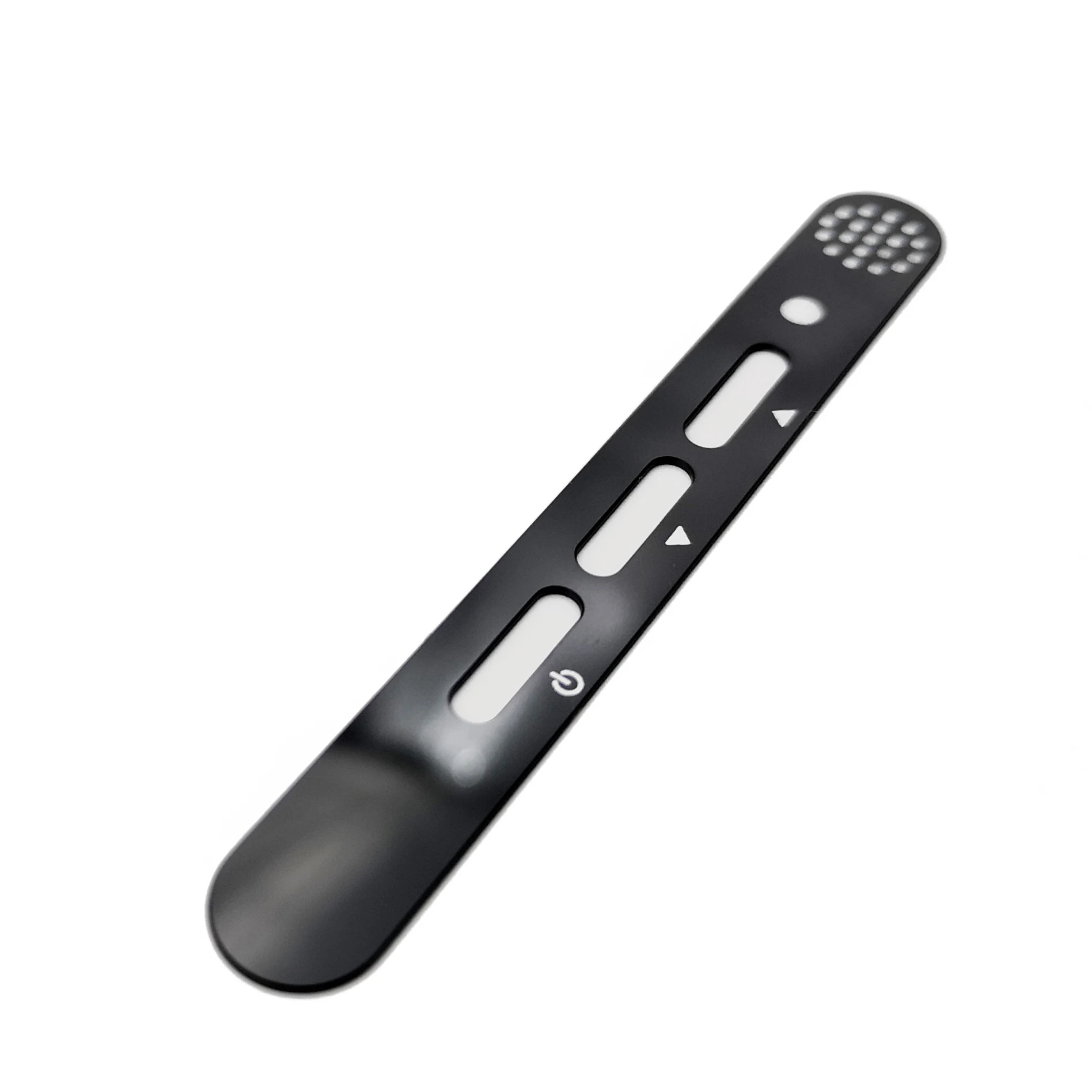 
OEM silkscreen printing CNC cutting Small USB port holes adhesive acrylic decorative panel Lens nameplate for charger 