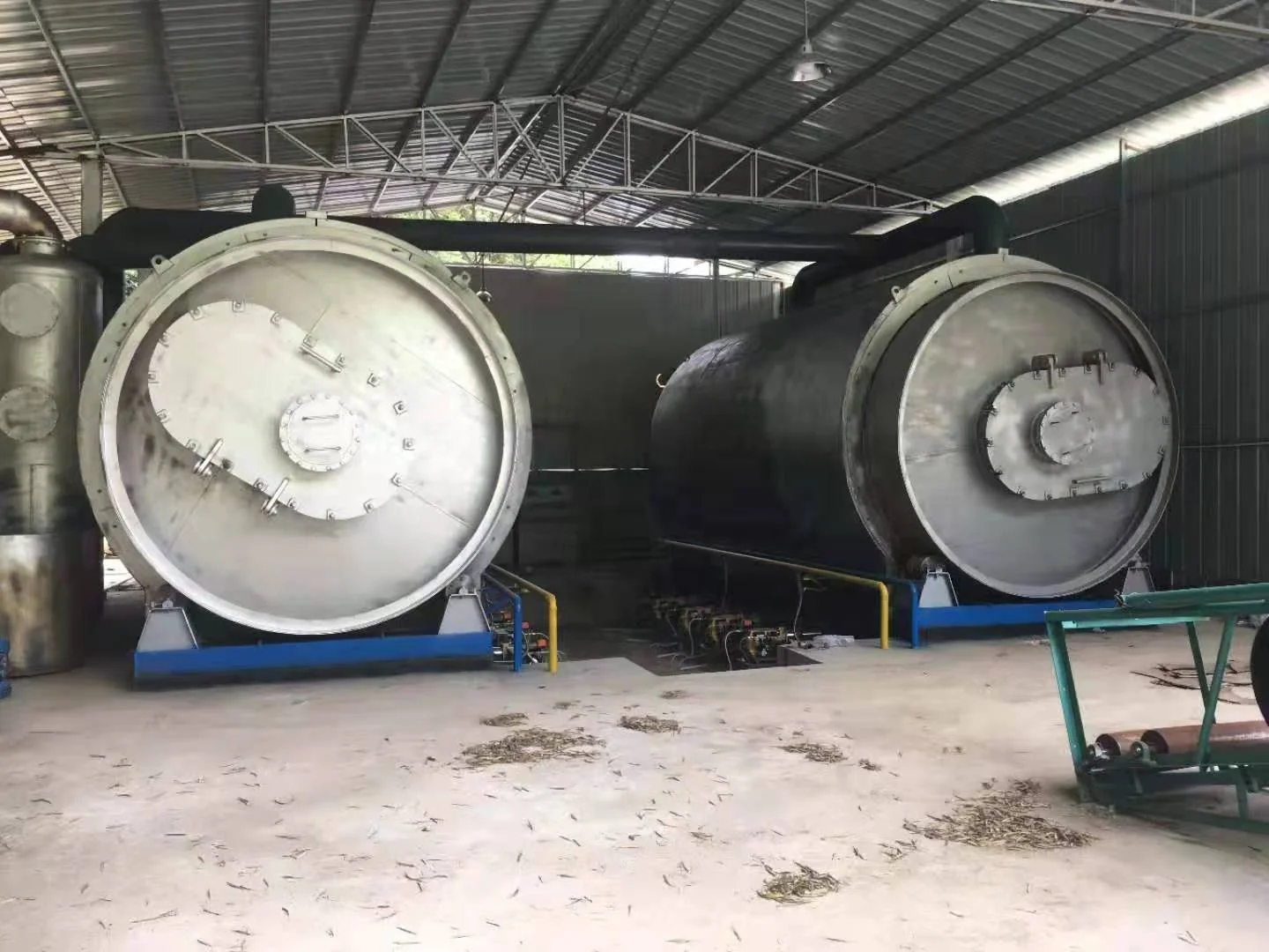 Experienced used tire to fuel oil pyrolysis equipment