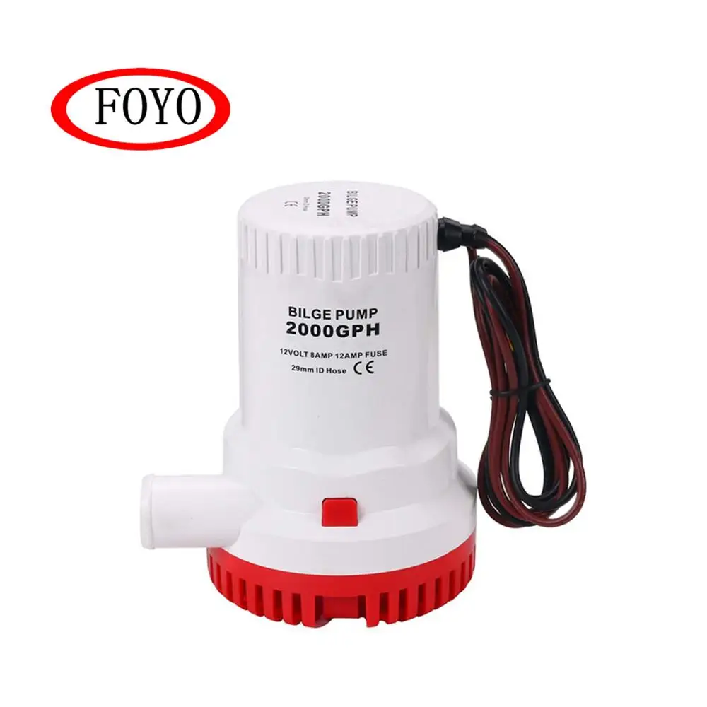  Водяной погружной насос FOYO Brand 12 В 1500 Гал/ч с шлангом 29