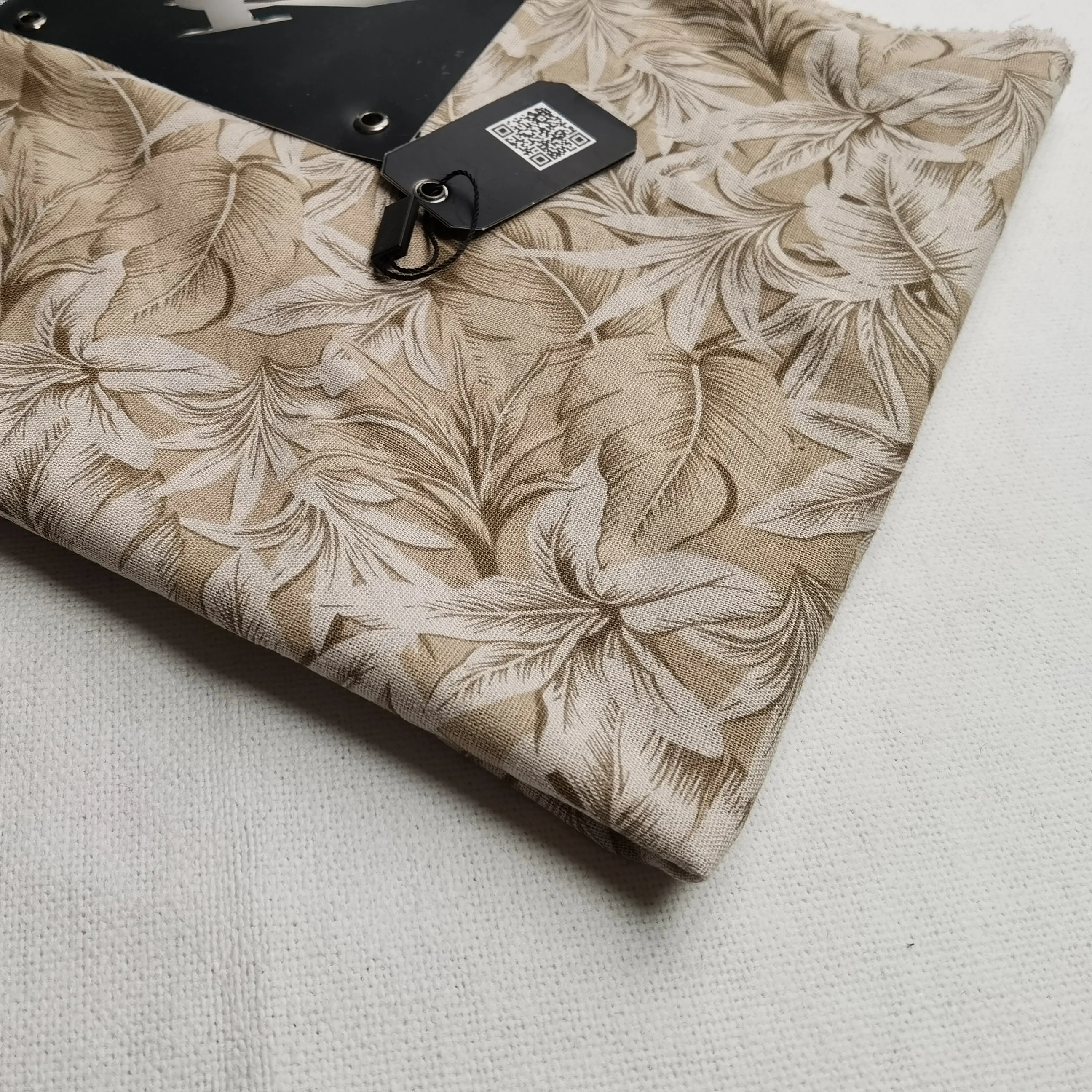 Высококачественный тканый рулон, моющийся принт, 45% вискоза, 55% лен