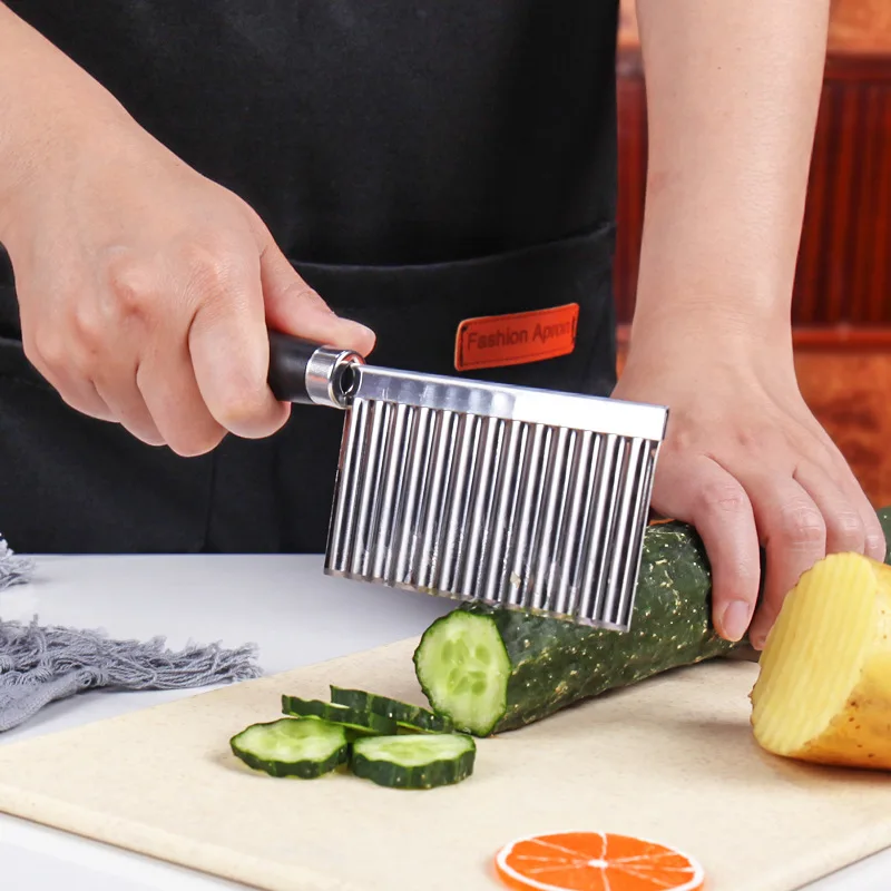 Нож для резки картофеля и моркови из нержавеющей стали