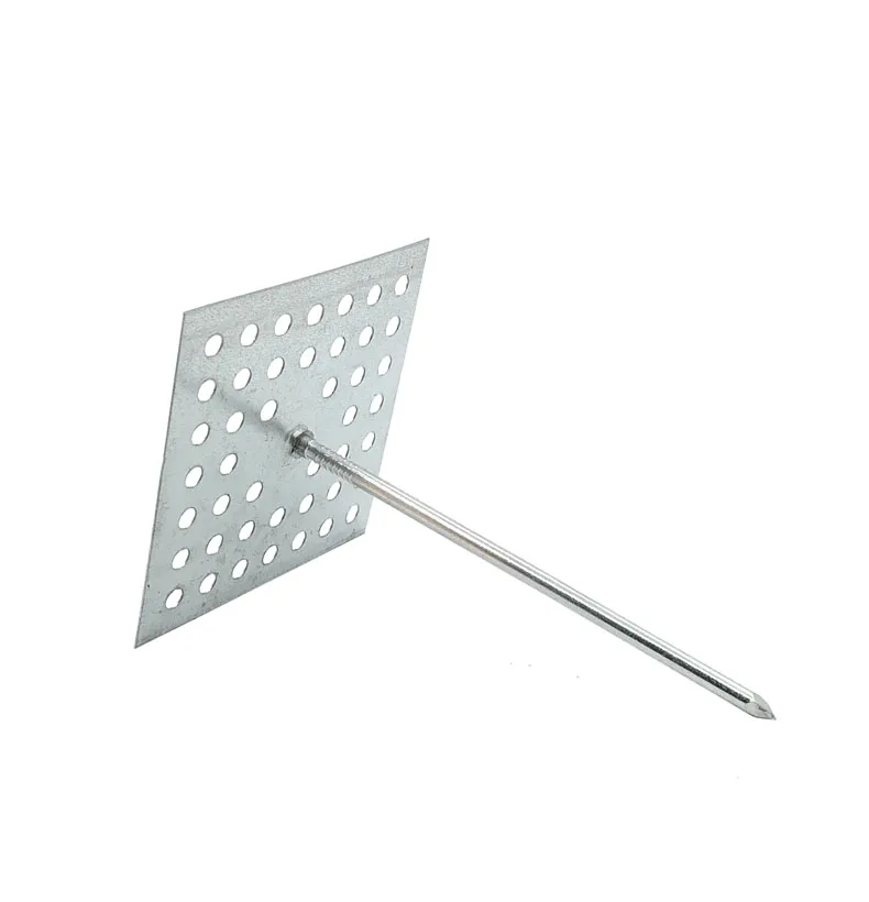 Galvanized Steel Duct Rock Wool Fixing Aluminum Self Adhesive Insulation Pin