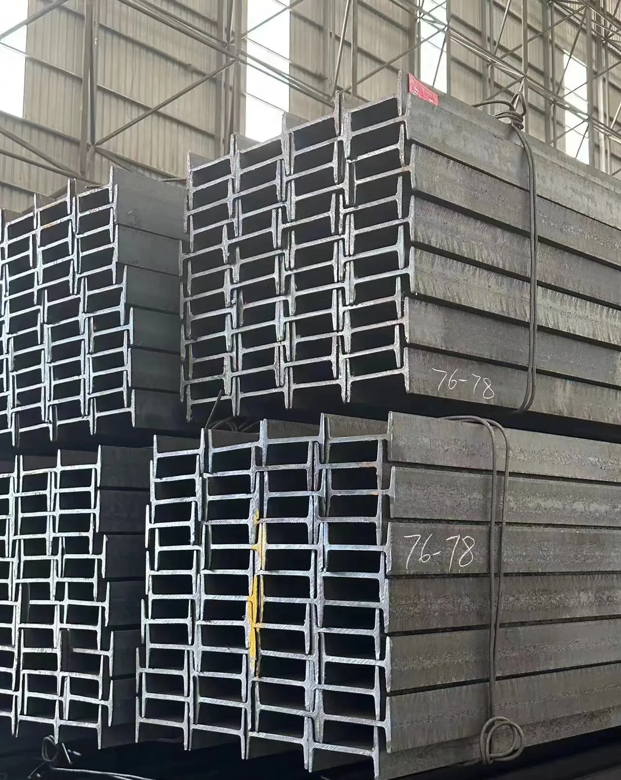 Good Quality Hot Rolled Carbon Steel h Shaped Beam Iron-carbon Steel H-beams h Beam for Steel Structure