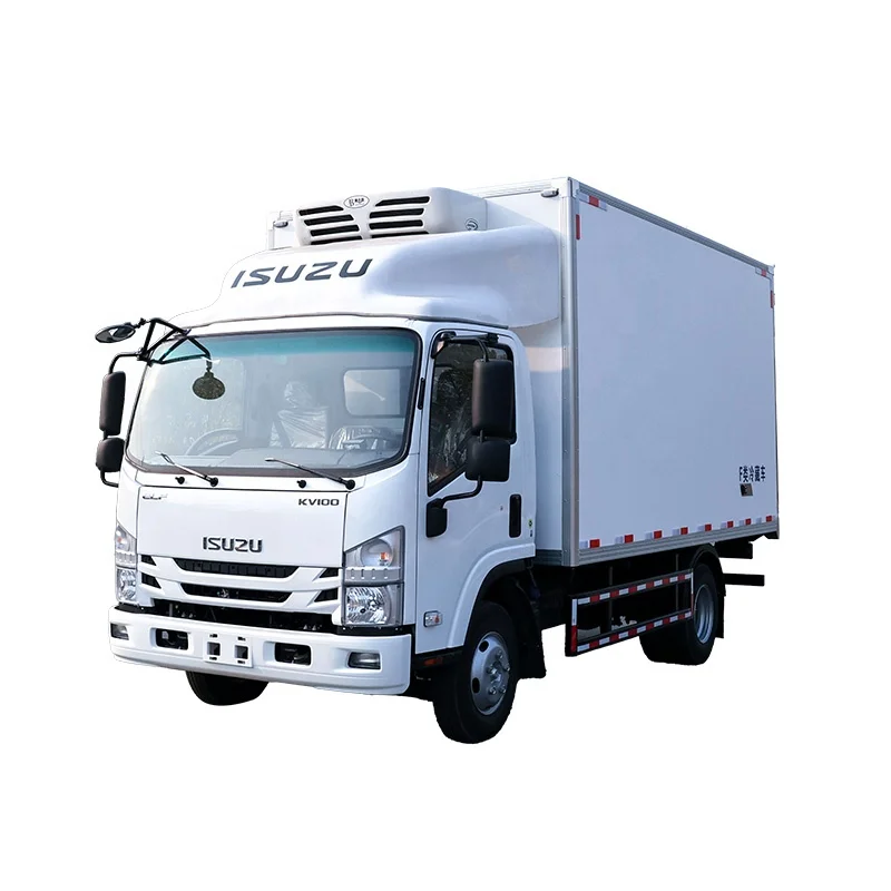 1SUZU ELF KV100 4 тонны 5 тонн рефрижератор 4x2 дизельные рефрижераторы для доставки замороженной и рыбы