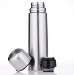New CHUFENG Stainless Steel Flask Custom LOGO Vacuum Bullet Thermos Bottle 350/500/750/1000 ml