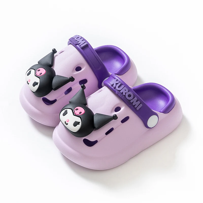 2024 новые рекламные детские тапочки унисекс Sanrio с мультяшными героями для ванной пляжные сандалии зимы и весны